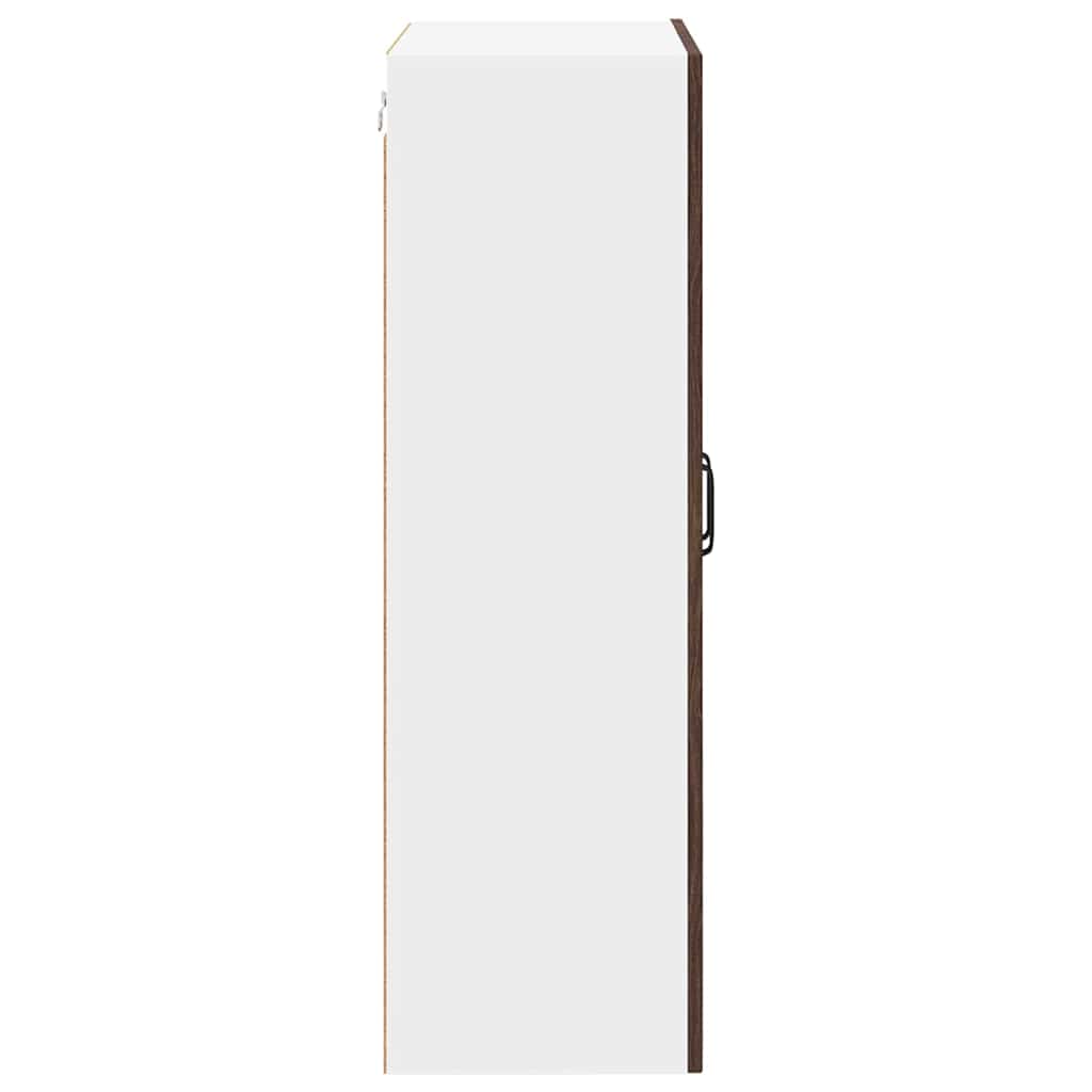 Kitchen Wall Cabinet Brown Oak 60 x 31 x 100 cm Engineered Wood